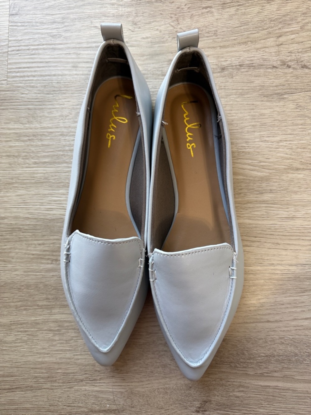 BRAND NEW! Emmy Dusty Blue Pointed Loafers - Size 8.5 - Picture 2 of 7
